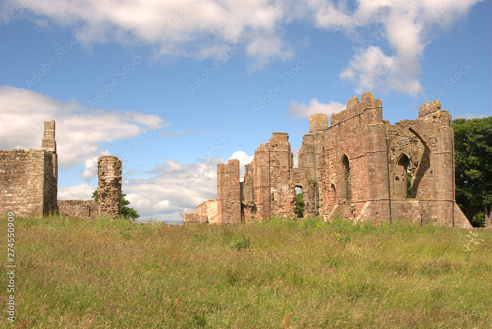 historic ruins of Lindisfarne Priory