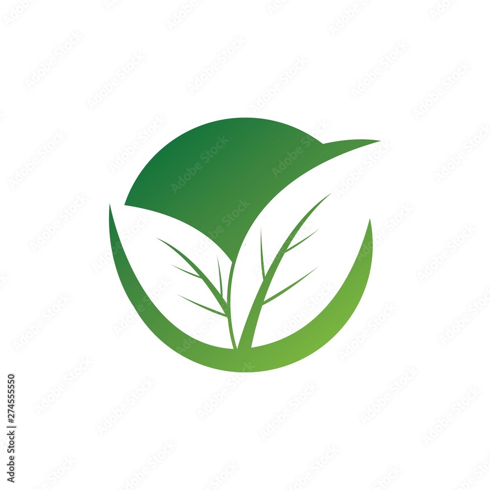 Logos of green leaf ecology nature element vector icon Logos of green leaf ecology nature element vector icon