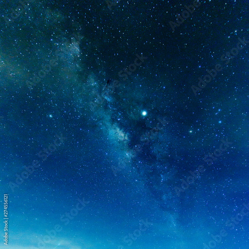 Noise,Milky way galaxy with stars and space in the universe background at thailand