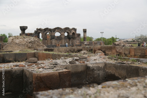   zvartnots the old buildings and historical site photo