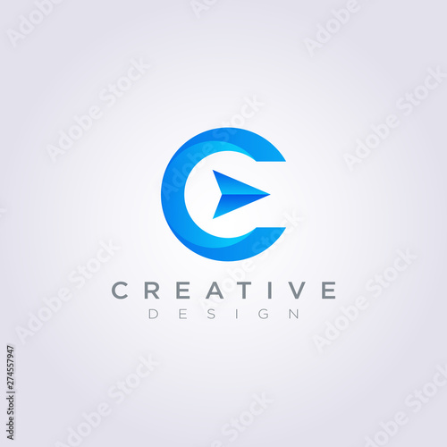 Arrow Compass Vector Illustration Design Clipart Symbol Logo Template