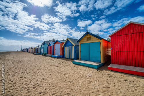 Brighton Beach - Colorfoul Bathing Boxes - Melbourne © silardtoth