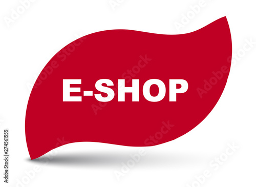 red vector banner eshop