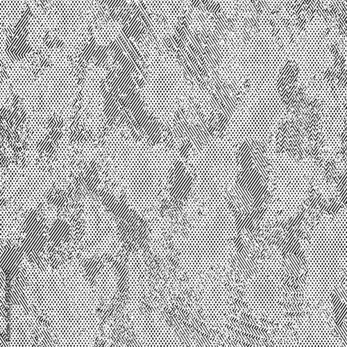 Abstract Textured Checked and Line Motif. For cards, invitations, identity, books, advertisement, magazine textile and interior decoration