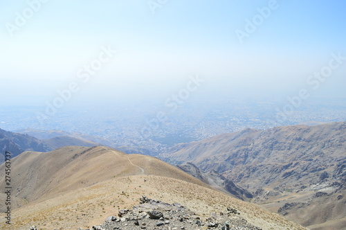 Iran. On the way to the top of the mountain Tochal.