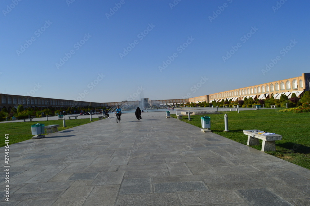 Iran.Imam Square is Located in the center of Isfahan.