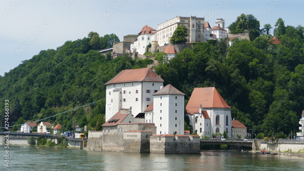 Fototapeta premium Dreiflüsseeck Passau
