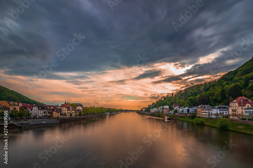 Heidelberg zum Sonnenuntergang