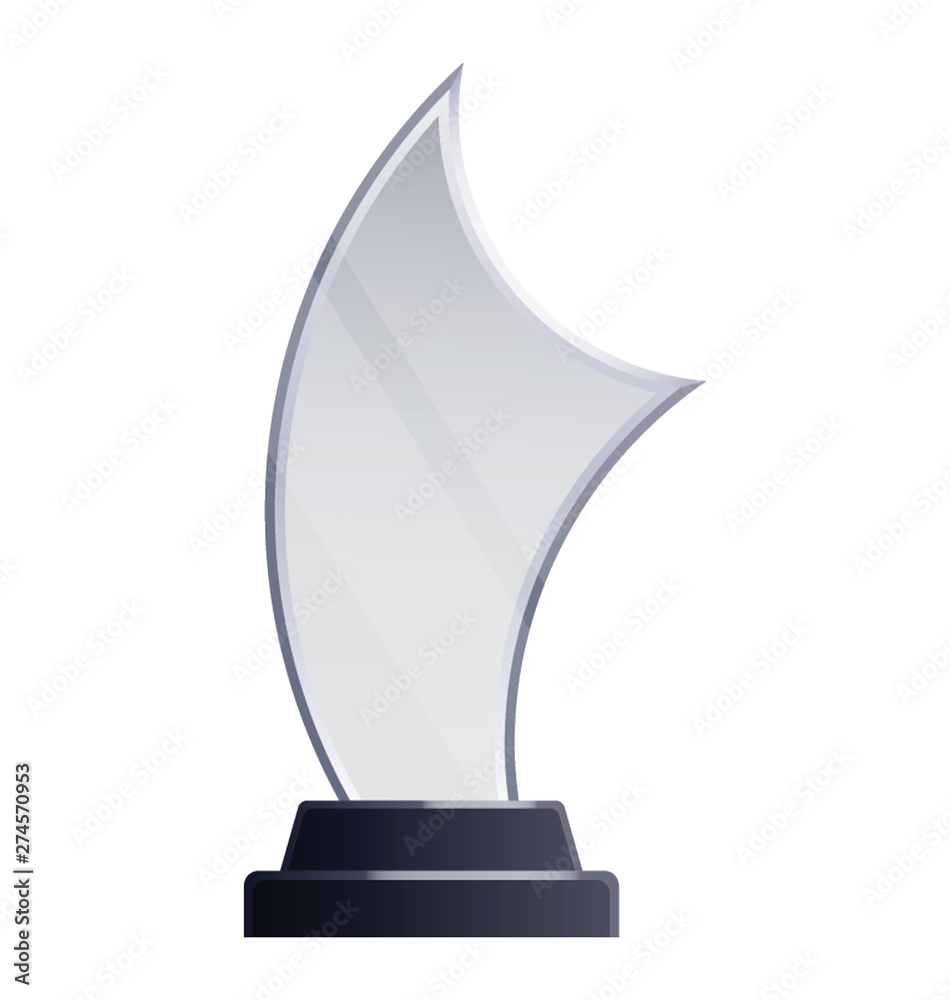 Fototapeta premium Glass Award Trophy