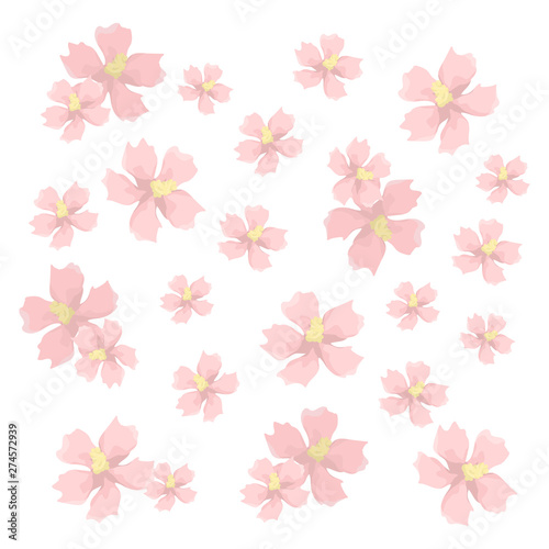 Trendy Seamless Floral Pattern in Vector illustration