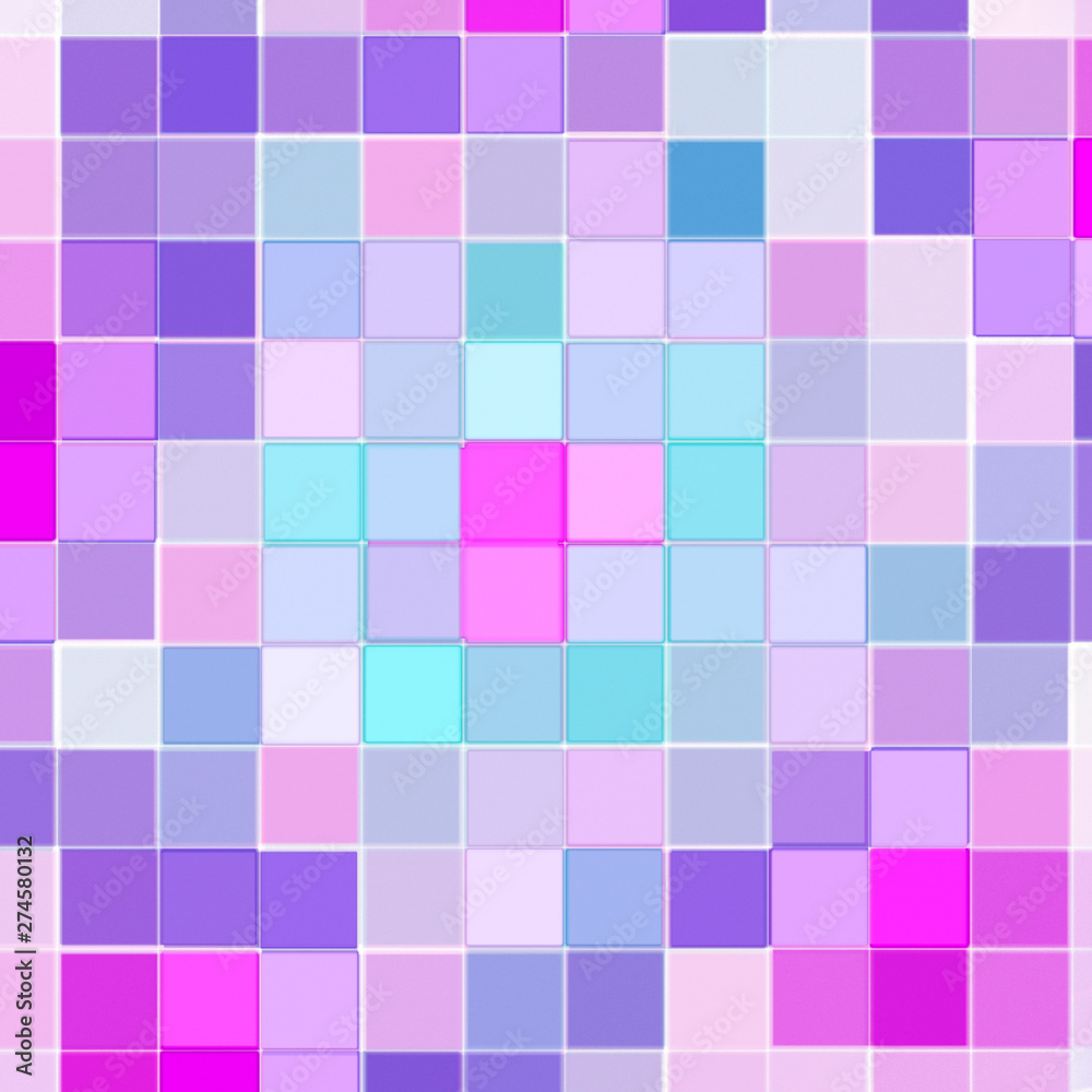 3D Abstract fractal background