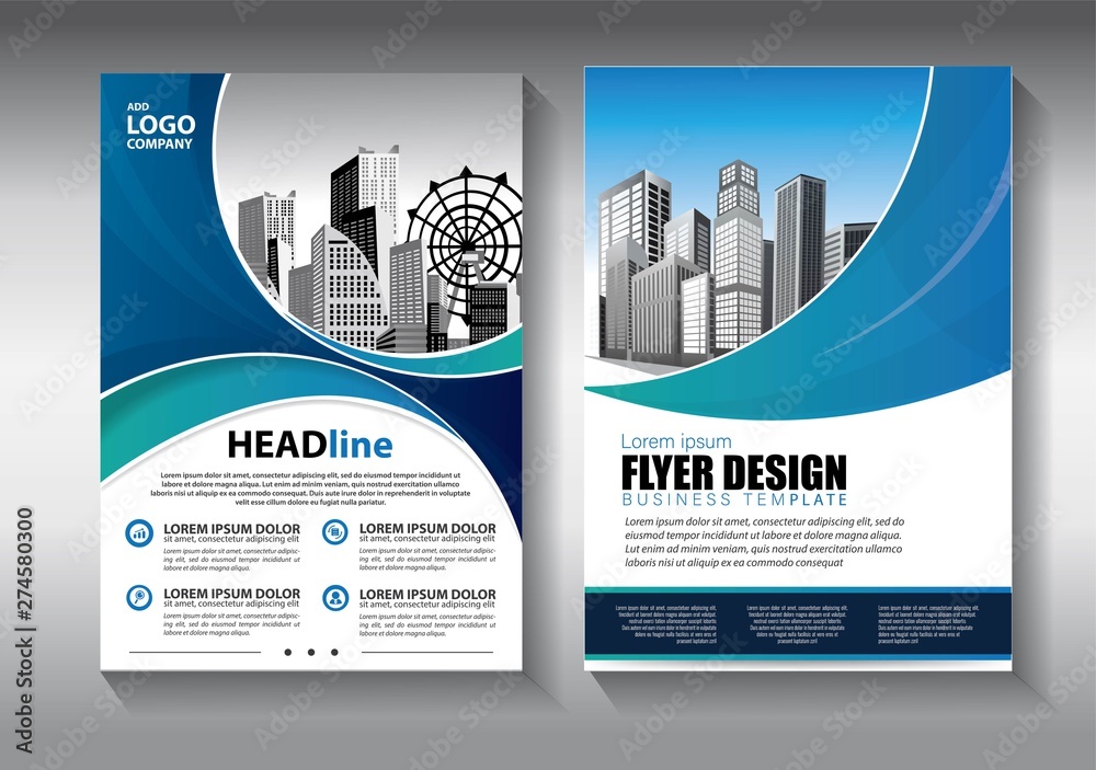 Brochure design, cover modern layout, annual report, poster, flyer in A4 with colorful triangles, geometric shapes for tech, science, market with light background