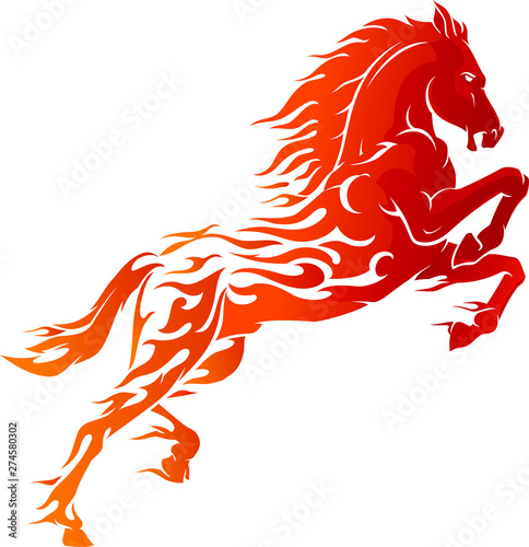 Horse Power Hot Flame