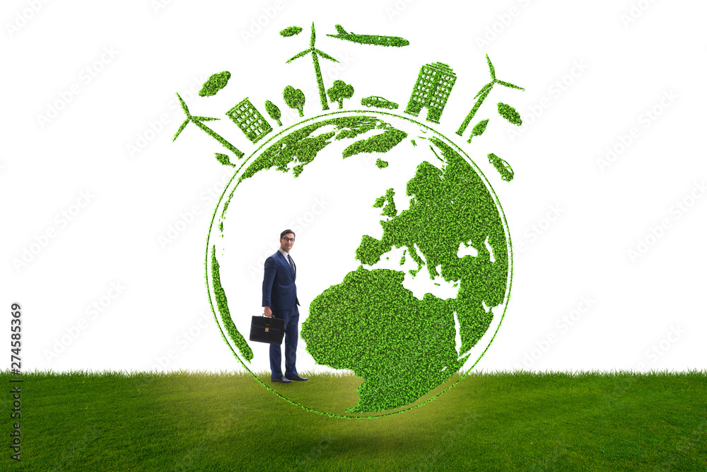 Concept of clean energy and environmental protection 