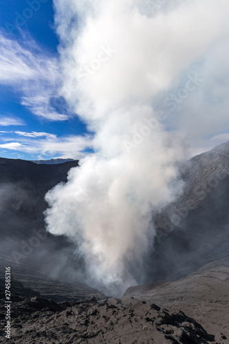 Active mount bromo in Java, Indonesia