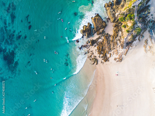 Aerial Beach Coastline Australia
