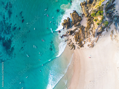 Aerial Beach Coastline Australia photo