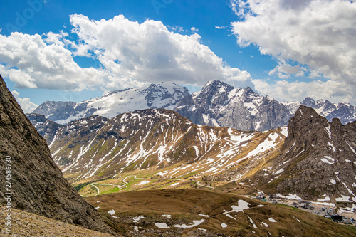 View from Mount Pordoi  Trentino Alto Adige - Italy