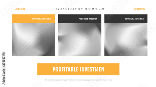 Brochure cover infographics used in marketing and advertising