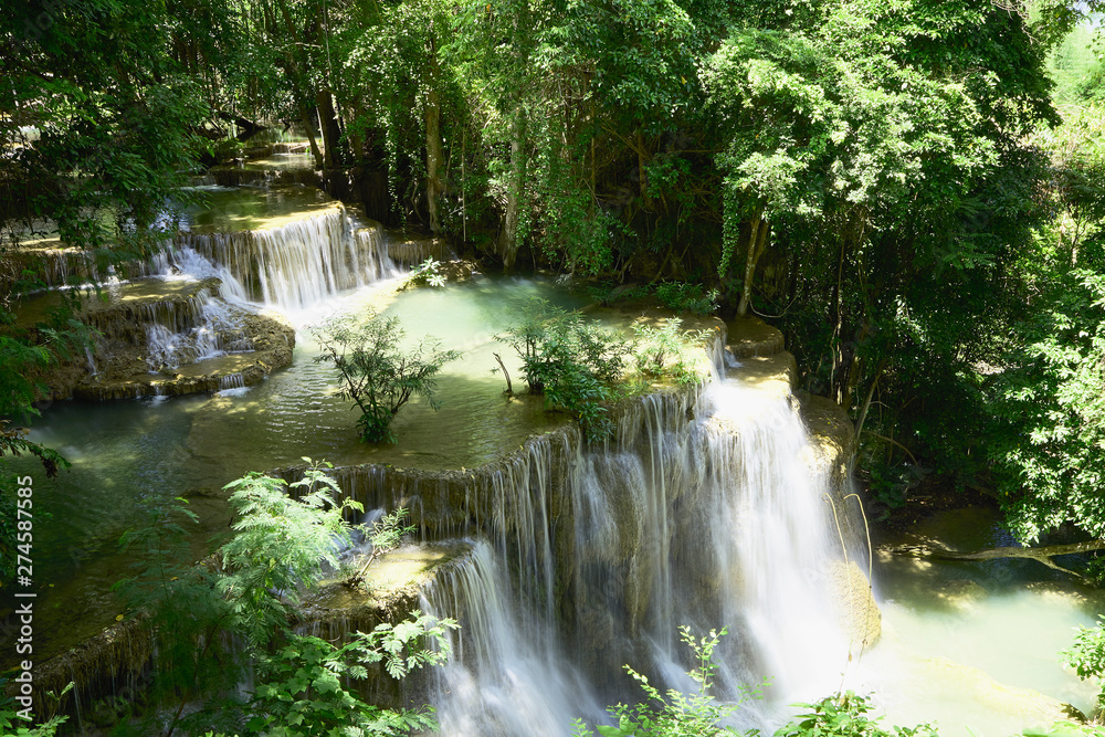 travel tropical forest waterfalls at Thailand travel tropical forest waterfalls at Thailand
