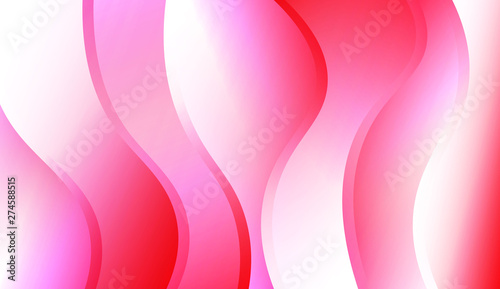 Creative Background With Wave Gradient Shape. For Template Cell Phone Backgrounds. Colorful Vector Illustration