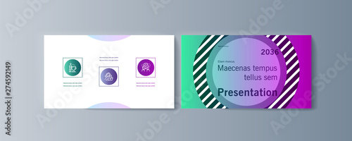 Set of brochures infographics for marketing the promotion goods and services on market