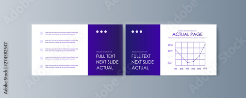 Set of brochures infographics for marketing the promotion goods and services on market