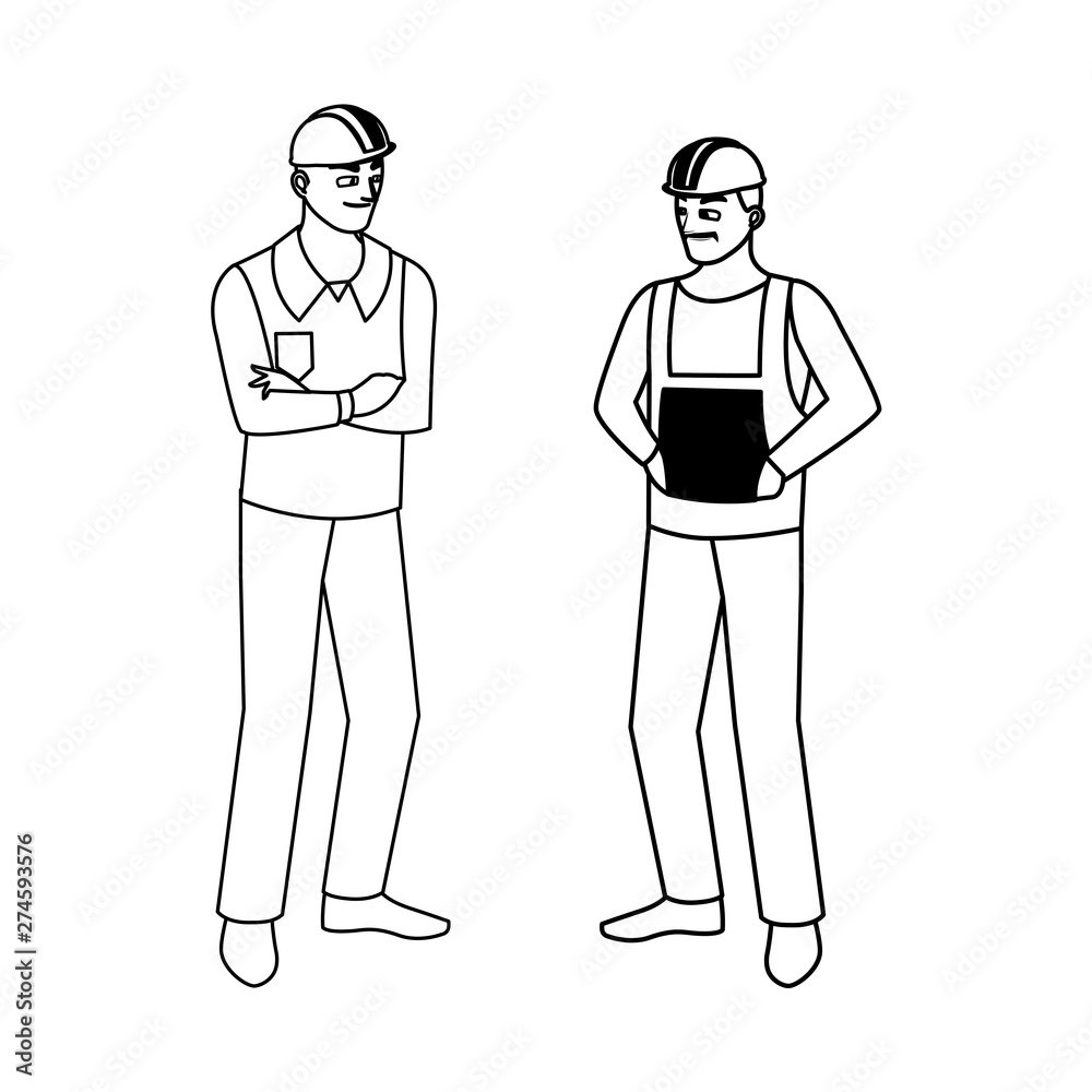 male builders constructors workers characters male builders constructors workers characters