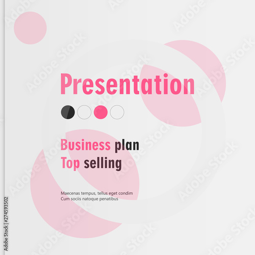 Brochure cover used in marketing and advertising