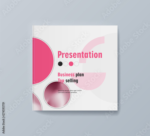 Brochure cover used in marketing and advertising