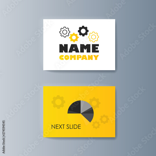 Set of brochures for marketing the promotion goods and services on market