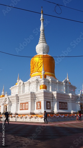 Phra That Nadun is a place of worship for Thai Buddhists. photo