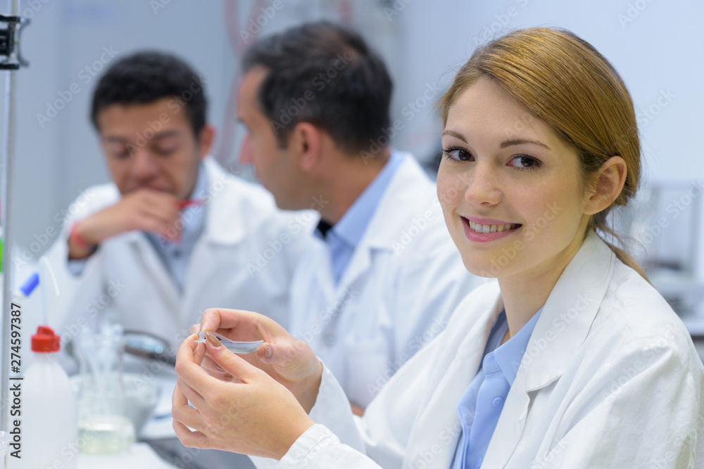 scientist working in lab