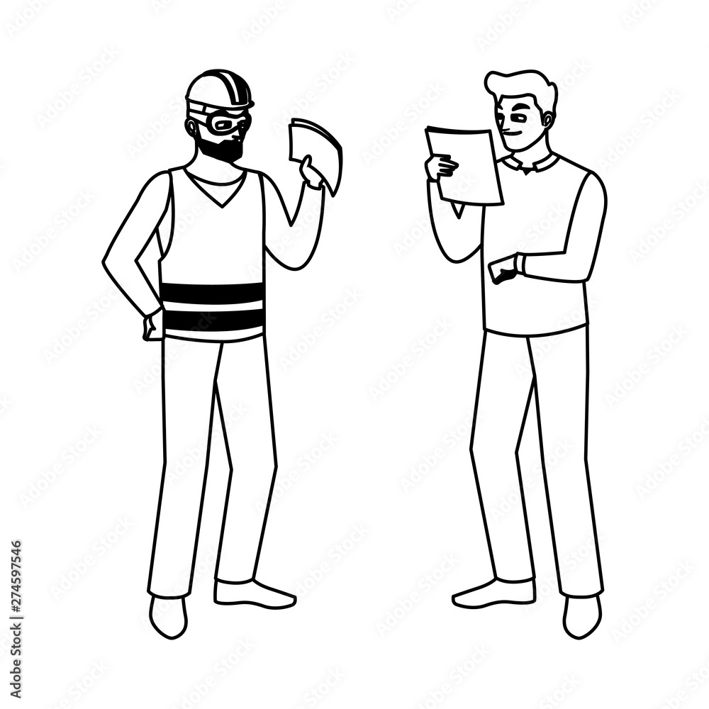 male builders constructors workers characters male builders constructors workers characters