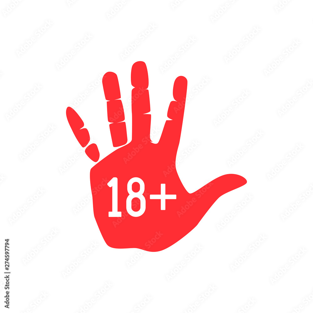 adults only warning on white background. vector illustration adults only warning on white background. vector illustration