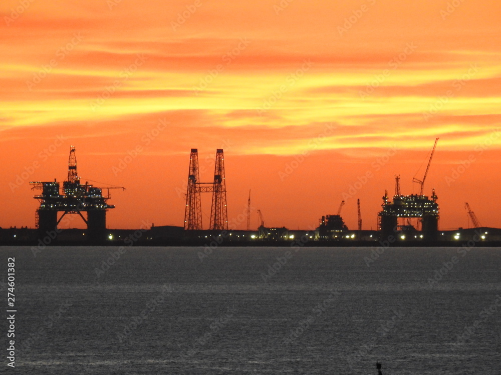 Obraz premium Oil Rig