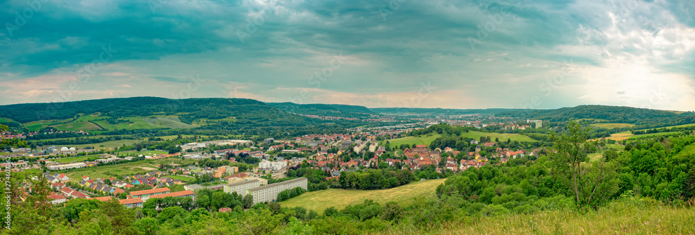Jena in Thuringia from above
