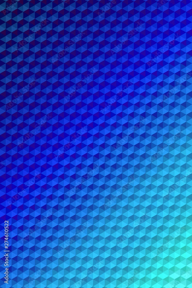 Fototapeta premium Hexagon cube pattern cover geometric, mosaic template.