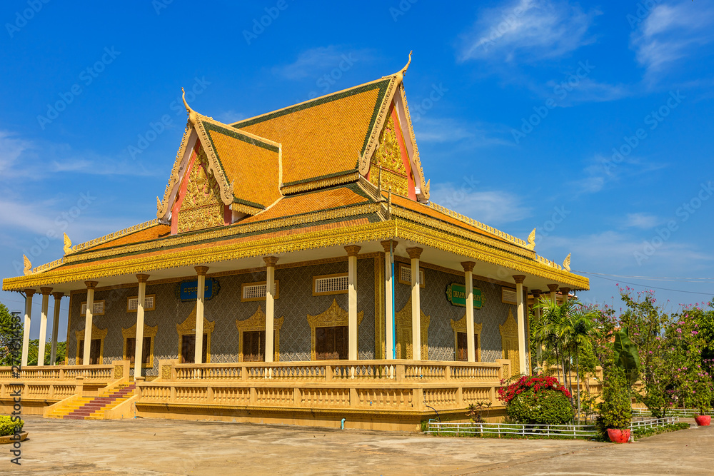 Oudong Buddhist Monastery in Kampong Speu Province, Cambodia
