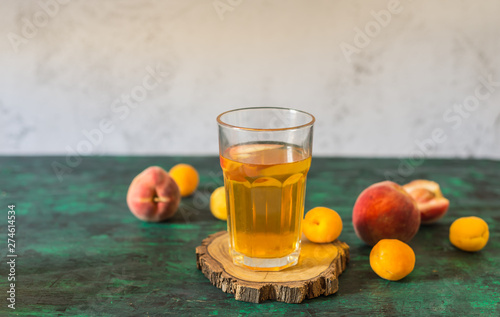 fermented raw kombucha tea  photo