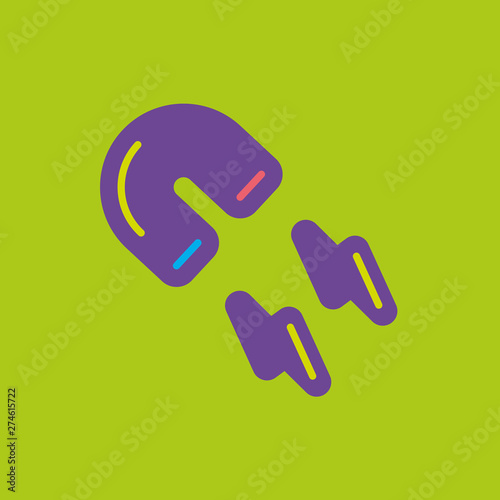 Magnet vector clip art or icon