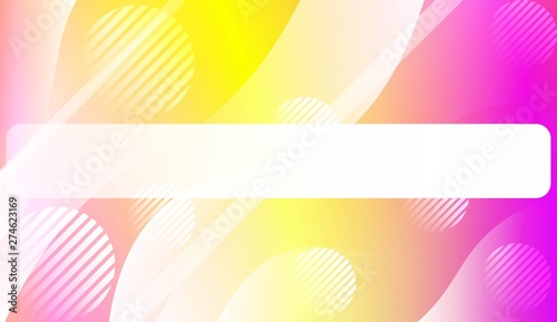 Futuristic Color Design Geometric Wave Shape, Lines, Circle. Dynamic shapes composition for landing page. For Your Design Wallpaper, Presentation, Banner, Flyer, Cover Page. Vector Illustration