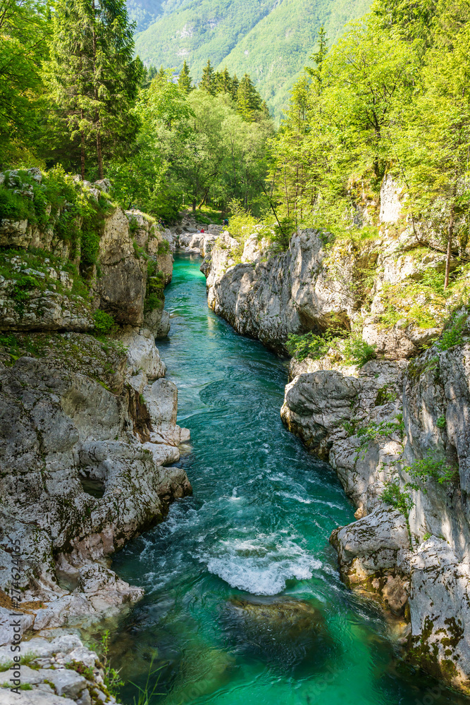 Soca River in Lepena