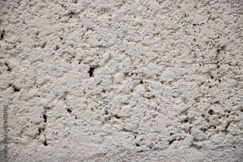 White painted grunge wall rough texture