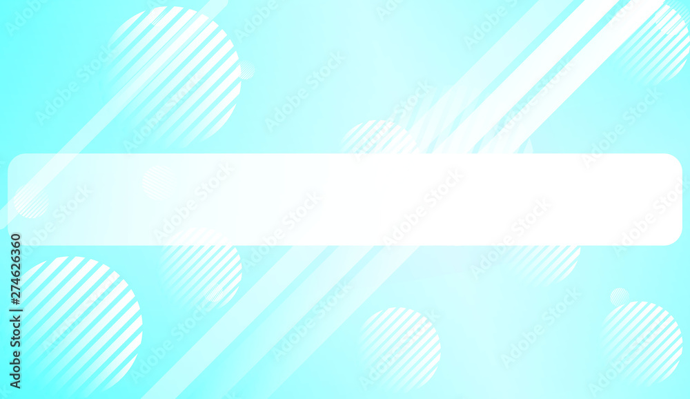 Hologram Gradient Background with Line, Circle. For Your Graphic Design, Banner. Vector Illustration.