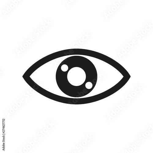 Eye sign icon – vector