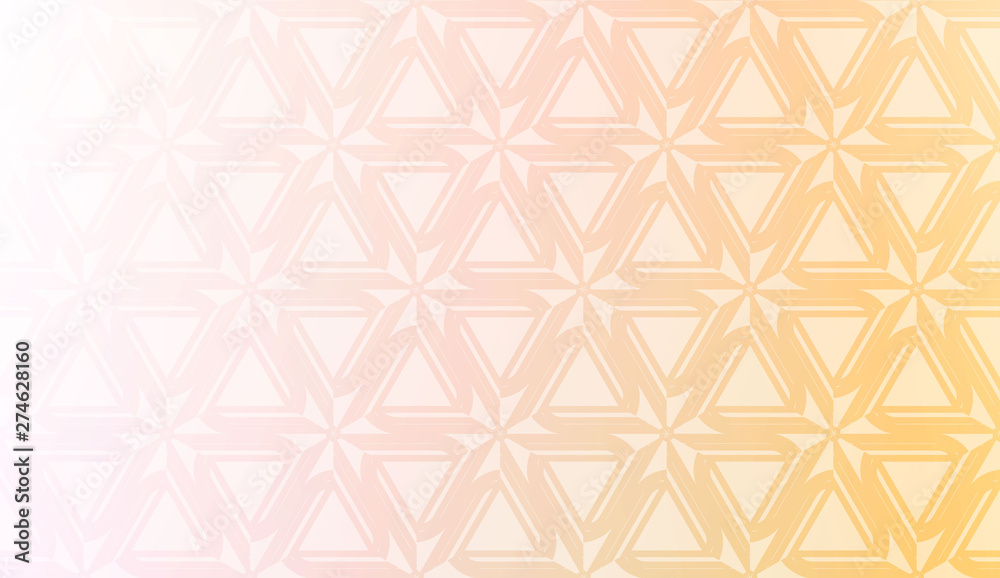 Vector template with Modern geometrical abstract pattern. Gradient color