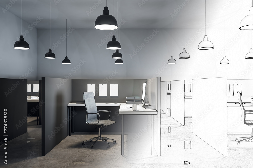 Fototapeta premium Design and architecture concept