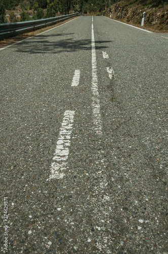 Close-up of paved road