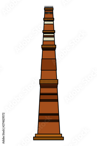 jama masjid famous building icon